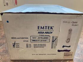 5310 Emtek Decorative Rope Lever Left Handed 2 Point Single Cylinder Lock Set