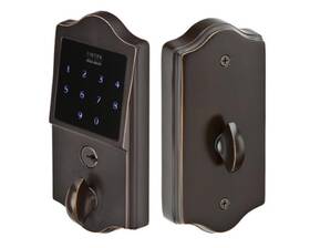 E3002 Emtek 613951941928 Emtouch Classic Style Electronic Deadbolt Oil Rubbed Bronze See Pics
