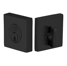 Emtek 736530884260 Hardware Deadbolt Single Cylinder Square Solid Brass Door Thickness 1-3/