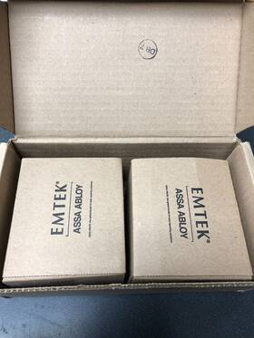 8364us10b Emtek Rope Style Brass Double Cylinder Deadbolt - Oil Rubbed Bronze