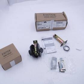 8466us10b Emtek See Desc #8 Style Brass Single Cyl Deadbolt Oil Rubbed Bronze