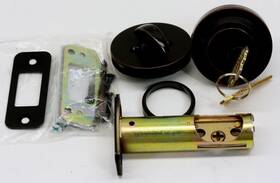 8467us10b Emtek Modern Single Cylinder Deadbolt In Oil Rubbed Bronze