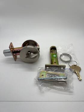 8467us15 Emtek Modern Style Brass Single Cylinder Deadbolt