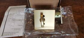 8569us4 Emtek Square Single Sided Deadbolt 2 3/8 Inch Satin Brass Thumb Turn