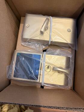 E3020us19 Emtek Emtouch Electronic Touchscreen Deadbolt - Satin Brass