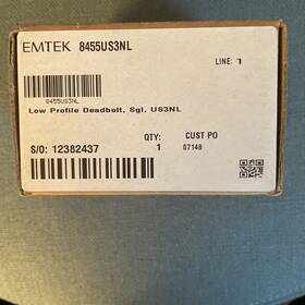 Us3nl Emtek Low Profile Deadbolt Sgl