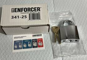 341-25-s-2 Enforcer Abloy 341-25 Padlock - Heavy-duty Boron Steel High-security Lock With D