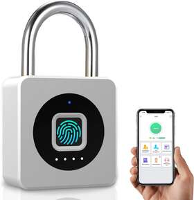 Yl-p6bf Eseesmart Fingerprint Lock Smart Padlock With App Control Outdoor Waterproof