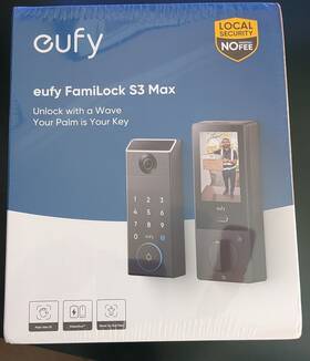 Eufy Akt85v0 Familock S3 Max Smart Lock Palm Vein Recognition Deadbolt Doorbell G2u