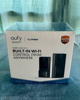 T8502 Eufy Security E110 Smart Lock With Wifi Deadbolt Model Anker Black Sealed