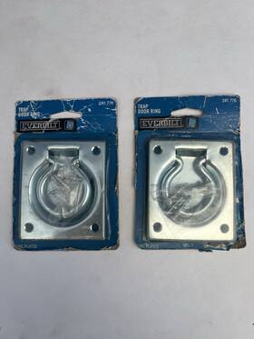 241-776 Everbilt Trap Door Ring Zinc-plated 3 Inch X 3-1/2 Tie Down Rope Hardware