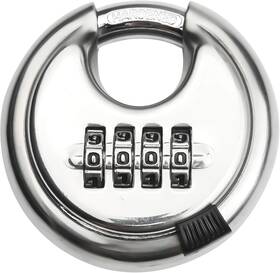 Eveway 743811784812 Stainless Steel Discus Padlock 4 Digit 3inch Combination Lock Outdoor For