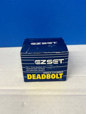 Bp-200su-us3 Ez-set Su-us3 Ezset Single Cylinder Deadbolt Model #bp-200su-us3 Polished