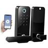 F11s-b Smart Lock Fingerprint Touchscreen Bluetooth Tuya App Adjustable Handle