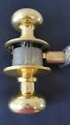 F605-248 Schlage Georgian Style Bright Brass Door Lockset Hall Closet Used