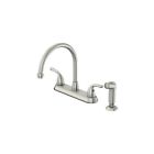 F8fa0001nd-aca1 Oakbrook Pacifica Handle Kitchen Faucet With Side Spray 843518073339