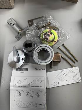 D141h6 Falcon 043156144914 I/c Cylinder/ Thumbturn Deadbolt 626 Finish