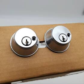 930-us26d Falcon Deadbolt Double Cylinder Satin Chrome 2-3/8 Inch Backset 930 Bore In Usa Made