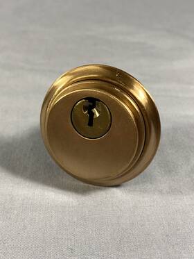 985-118-612-9898 Falcon Mortise Cylinder 1-1/8 Inch Length Satin Bronze E Keyway 5 Pin