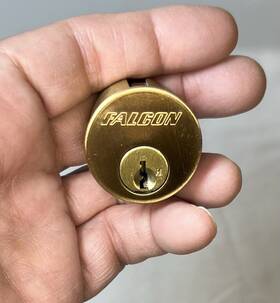 Falcon Lock Us10/612 951 H-keyway Rim Cylinder 5-pin