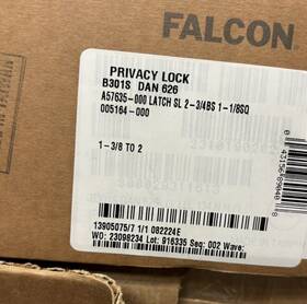 W301s Falcon Lock Lever Lockset Dan 626 Privacy Door Handle Satin Chrome