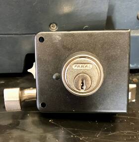 175pgod Fanal Lock Rimlock Deadbolt Square Lockset Mexico - Right