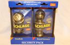 Fb152n Schlage Keyed Entrance Deadbolt Lock Security Pack New Antique Brass