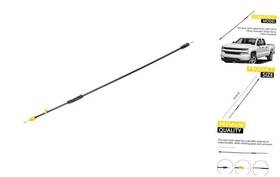 924-360 Feisoo Door Latch Cable Compatible With 2007-2013 Silverado 25.8 In Yellow Terminal