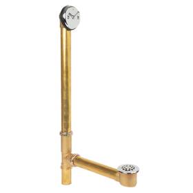 Ff-5114 Fine Fixtures Bathtub Shower Drain - 20 Gauge Brass Tubing Trip Lever Overfl