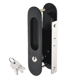 Fipux 639664259167 Sliding Door Lock Invisible Recessed Handle Latch Privacy Pocket