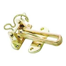 First Watch Security 078555778439 Polished Brass Pin Swing Door Guard
