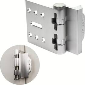 Flip Lok 445047883866 Fliplok High Security Door Lock - 10x Stronger Than A Deadbolt Keypad Sil