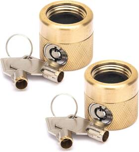 Fss-50-kts Flow Security Systems The Faucetlock Heavy Duty Brass Construction Prevents Water Theft And Secur