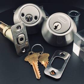 Ftsdcdbus15 Fortis Double Cylinder Deadbolt In Posh Satin Nickel - Lasting Strength And Durability