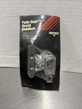 Pl-1201 Fortress Patio Door Keyed Deadbolt