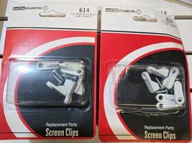 614c Four Points Inc 6x Barton Kramer White Nylon Screen Clip 7/8 L X 1/4 W Inch