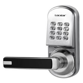 8015mt-l Fudeecon Keyless Entry Door Lock With Keypad Electronic Deadbolt Weatherproof Silver