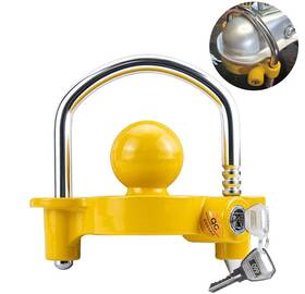 72783 Funmit Trailer Lock Universal Coupler Ball Fits 1-7/8 Inch 2 And 2-5/16