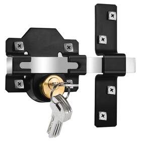 Funtell 724190902936 Barn Door Lock Fence Gate Latch 2.75 Inch Suitable For Right And Left Wooden