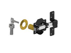 Gatemate 055184597278 2 Inch 70mm Single Locking Premium Long Throw Lock Key Unlock High
