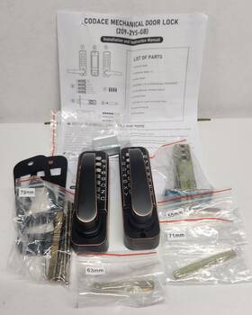 209-2ys-gb Gb New Codace Mechanical Door Lock 14 Button Keyless Entry