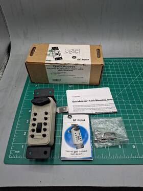 001798 Ge Supra Keyless Pushbutton Cam Lock With Bracket New Box