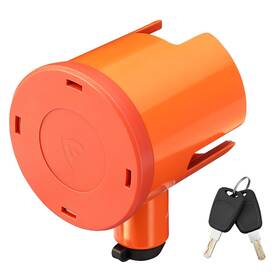 Aamarv00307 Gearbone 2-5/16 Inch Heavy Duty Trailer Hitch Lock Anti-theft Ball Coupler And Safety Cha