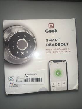 F02-02 Geek Smart Deadbolt Silver