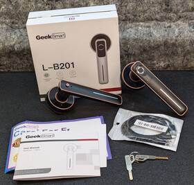 L-b201 Geek Smart Finger Lock Biometric Door Knob Keyless Entry