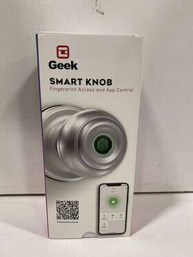 X003r2wgyr Geek Smart Knob Fingerprint Access And App Control - Silver