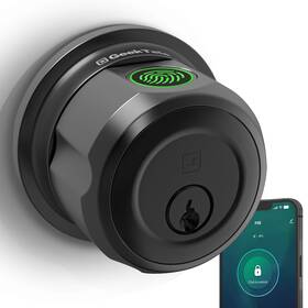Geektale 008678119185 Fingerprint Deadbolt Door Knob Smart Lock F08 - Black