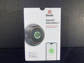 Rd02-g Geektale Fingerprint Door Lock Keyless Entry Deadbolt With App Controlled - Read