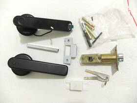 T190 Gekrone Silver Front Door Smart Fingerprint Lock With Keypad Suitable