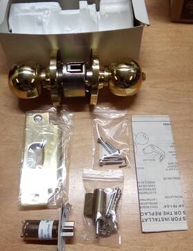 K253b General Lock K2 Series Grade 2 Cylindrical Knobset X 605